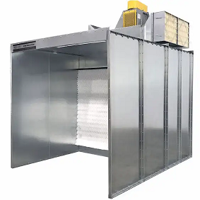Powder coating booths sale, service & install.  batch pplication booths 